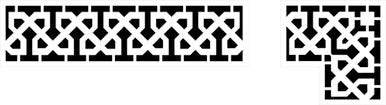 Celtic Border .200" x 42.5" x 10" with 17" x 17" Corner (part #Misc-B4)